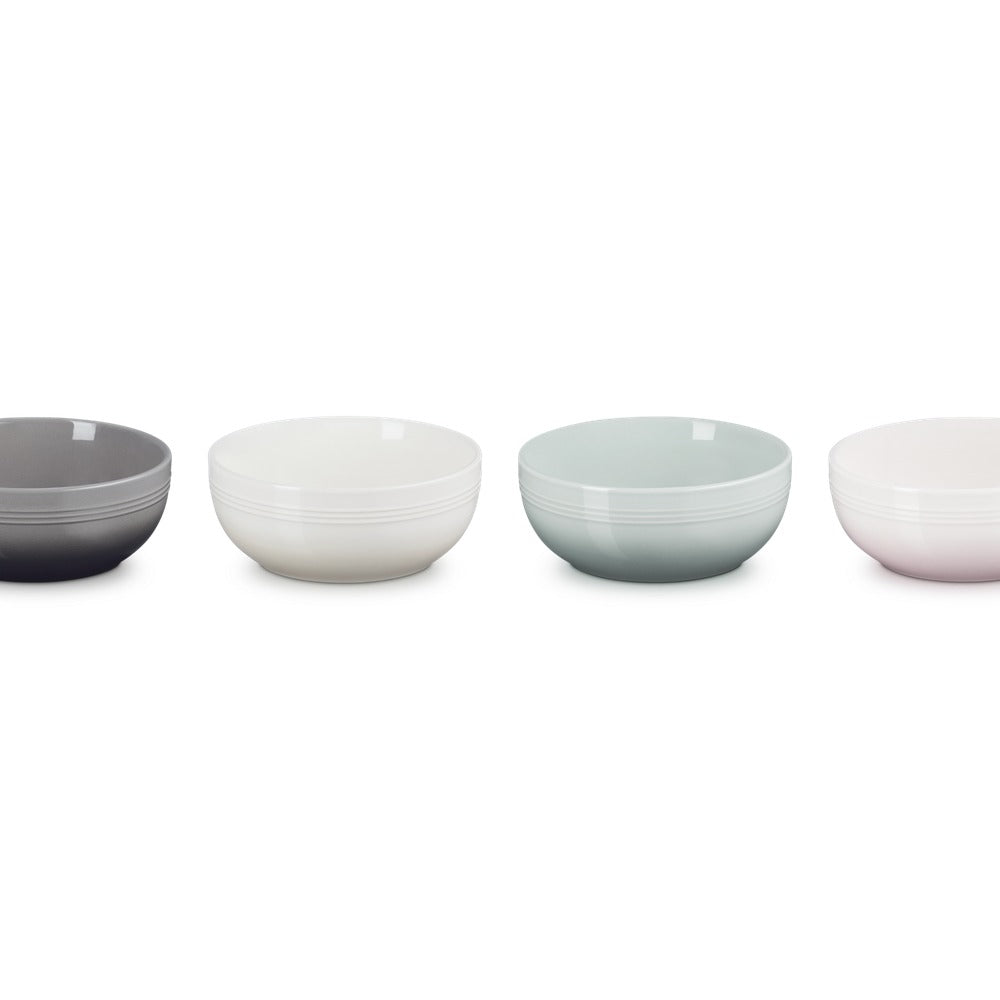 16 cm - Le Creuset Coupe Granenkom In Geglazuurd Steengoed Set van 4 St.