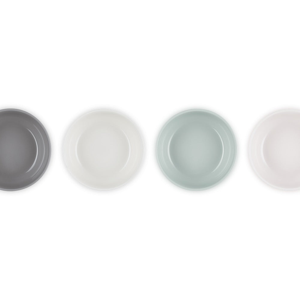 16 cm - Le Creuset Coupe Granenkom In Geglazuurd Steengoed Set van 4 St.