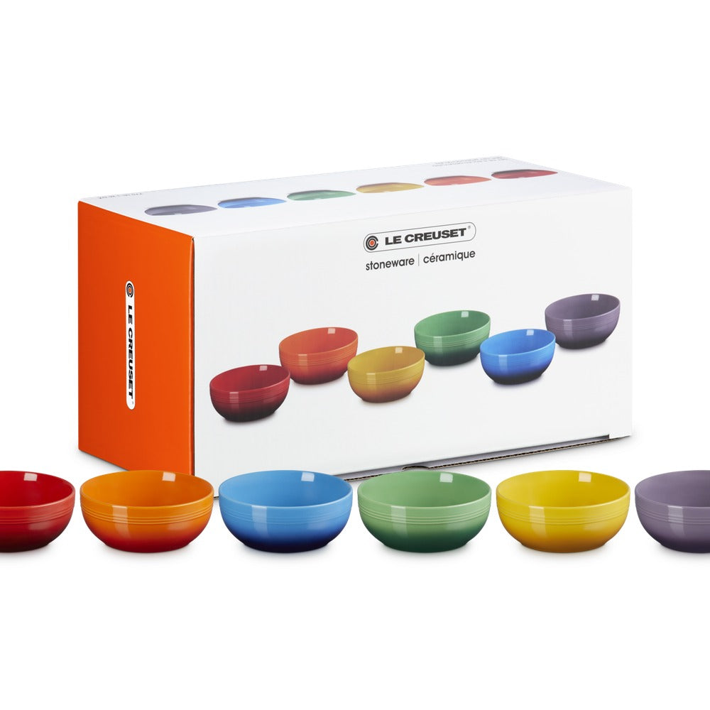 16 cm - Le Creuset Coupe Bol Cereales En Gres Esmaltado Set de 6 Pzas