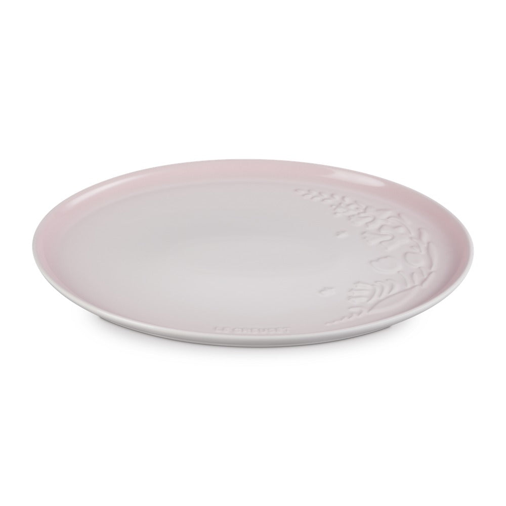 Le Creuset Jardin ovaal serveerblad in geglazuurd steengoed