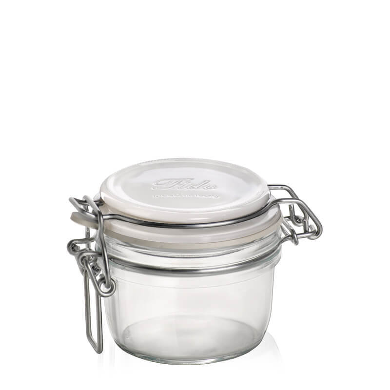 12 5 Cl Bormioli Rocco Fido Chiaroscuro Pot Hermétique En Verre Tappo Bianco