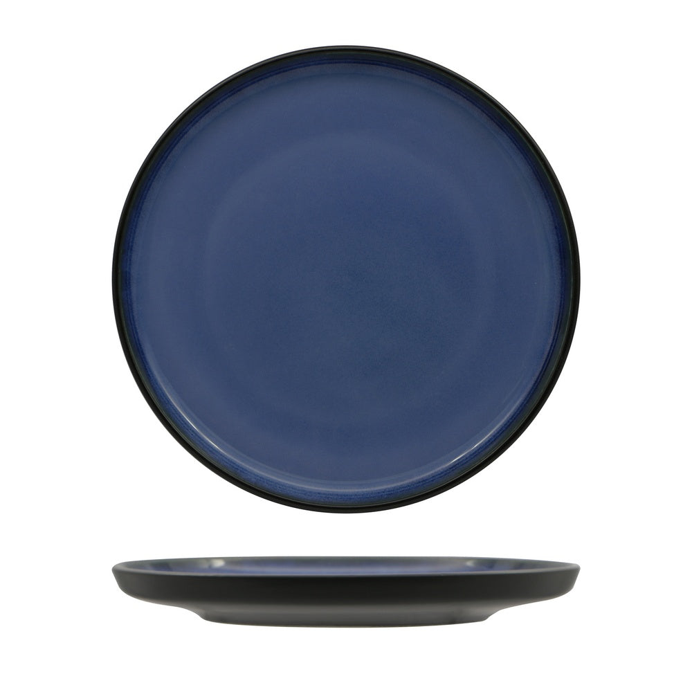 19 cm - Madeira Flat Plate In Porcelain Set 6 Pcs