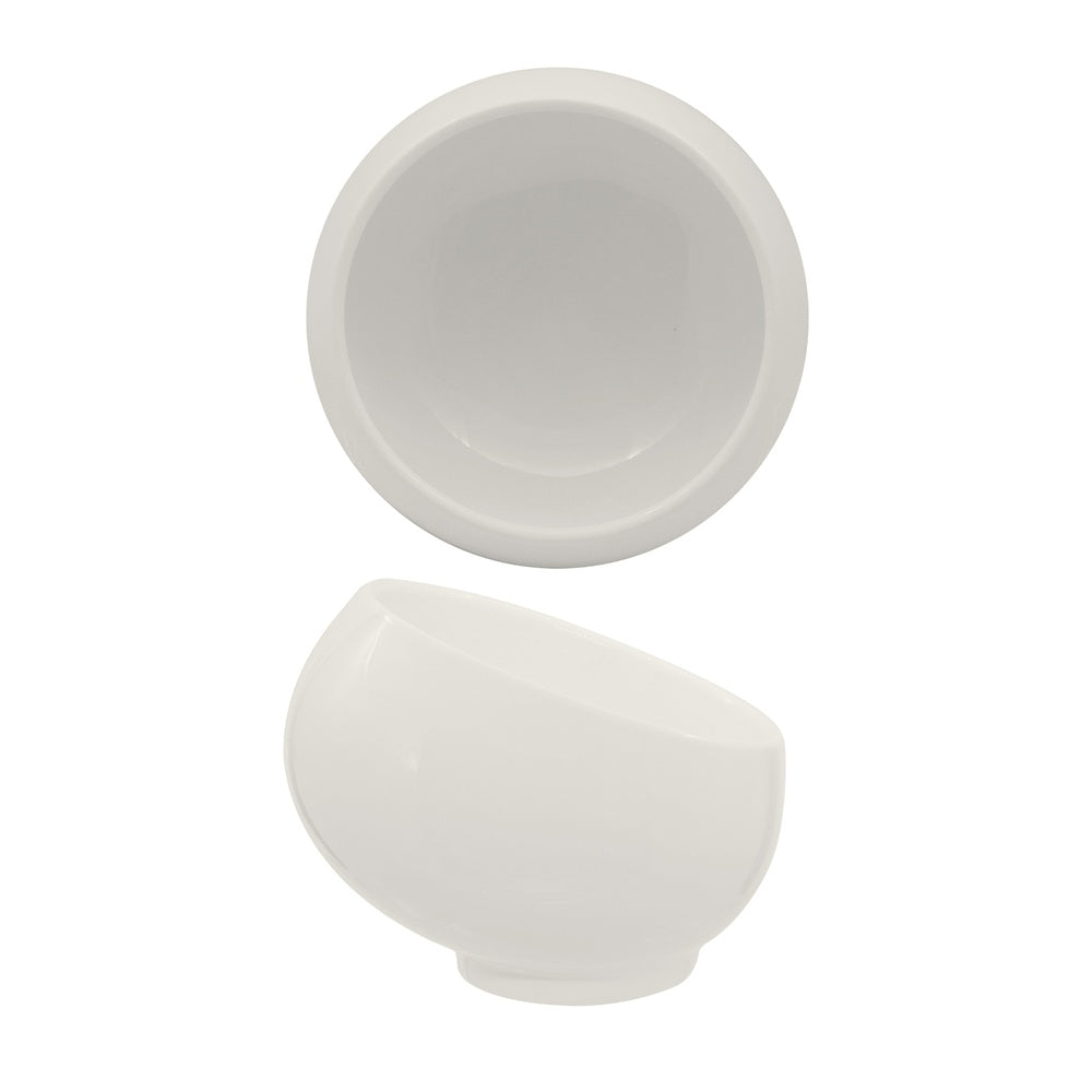 12 cm - Selecta Cup Obliqua In Porcelain Set 6 Pcs