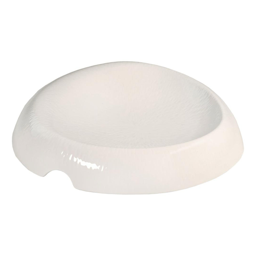 26.5x26 cm - Volcan Assiette De Présentation En Porcelaine Set 3 Pz