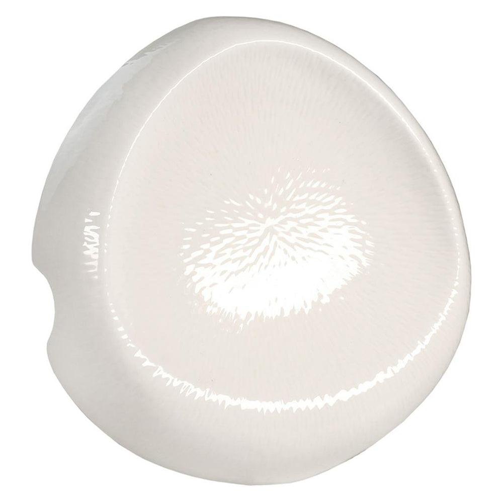 26.5x26 cm - Volcan Assiette De Présentation En Porcelaine Set 3 Pz