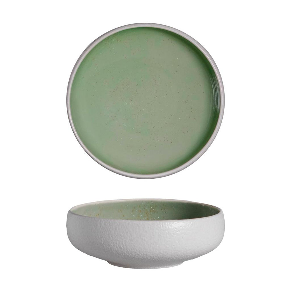 16 cm - Alberoshop Sandy Coppa In Stoneware Set 6 Pz