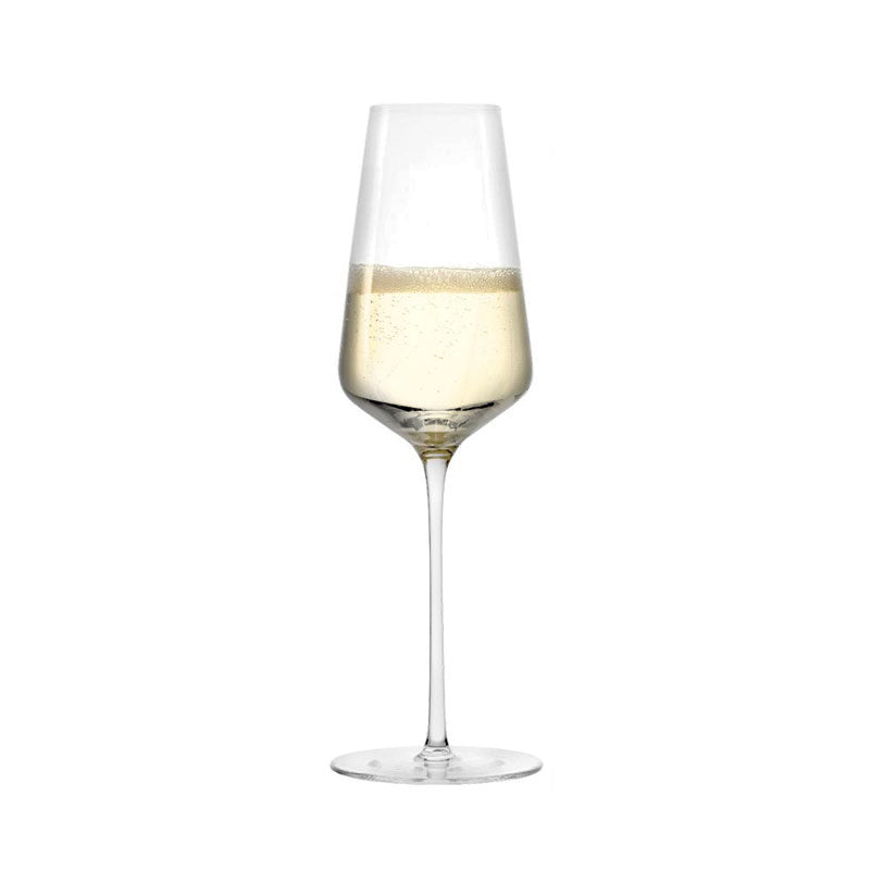 29 Cl Stolzle Lausitz Starlight Flûte à champagne en verre Set de 6 pièces