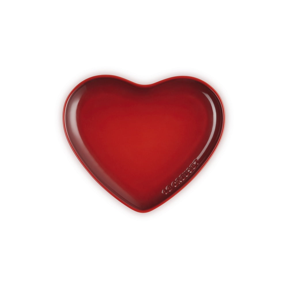 23 cm - Le Creuset Cuore plat bord in geglazuurd steengoed