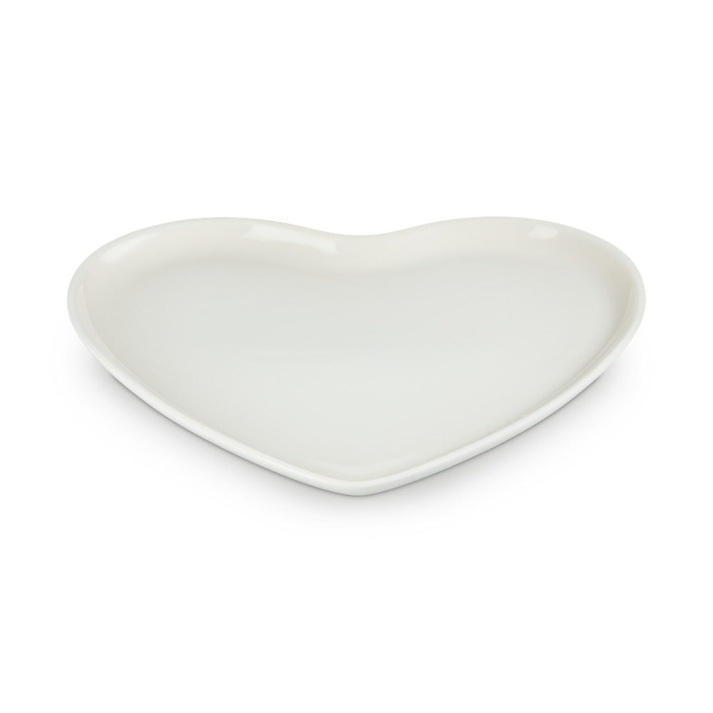 32 cm - Le Creuset Plateau cœur en grès vitrifié