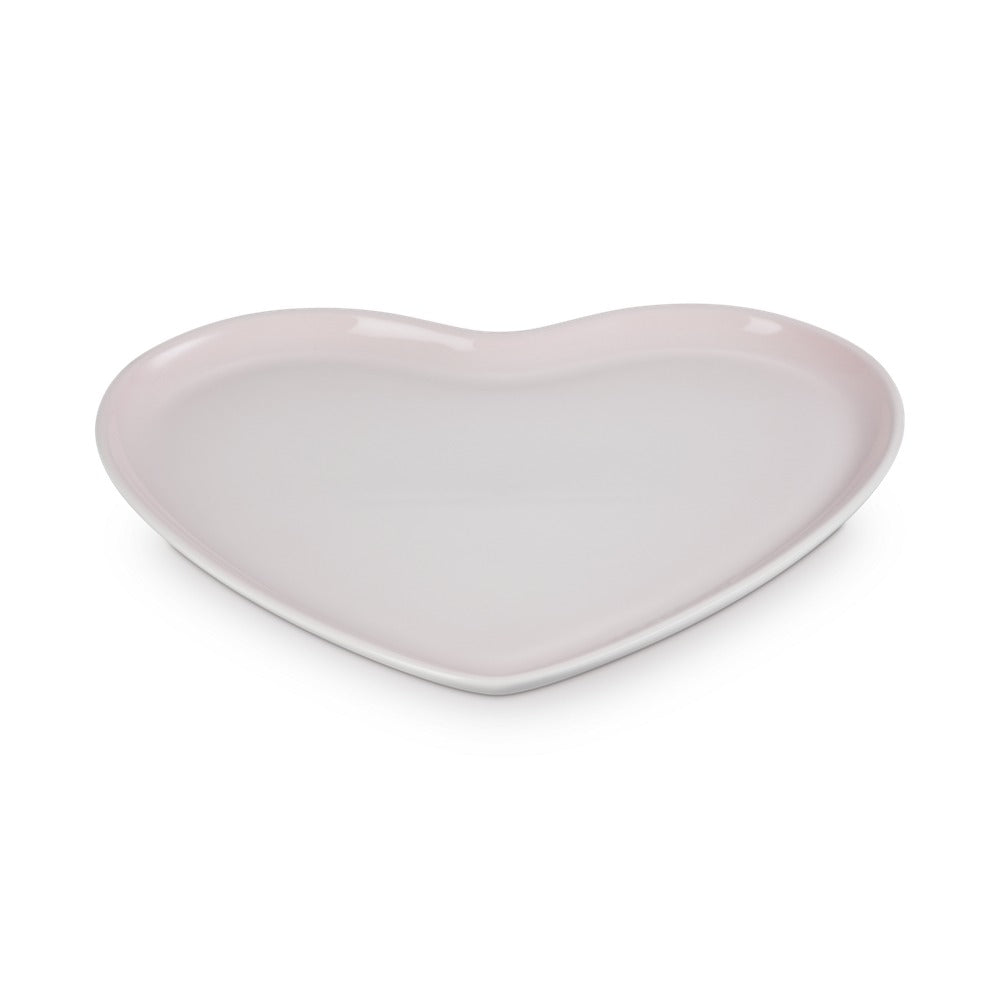 32 cm - Le Creuset Plateau cœur en grès vitrifié