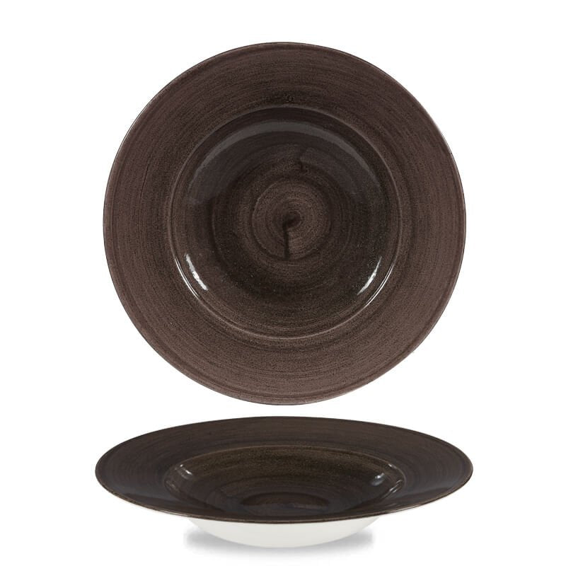 28 Cm Churchill Stonecast assiette à pâtes ronde en porcelaine vitrifiée