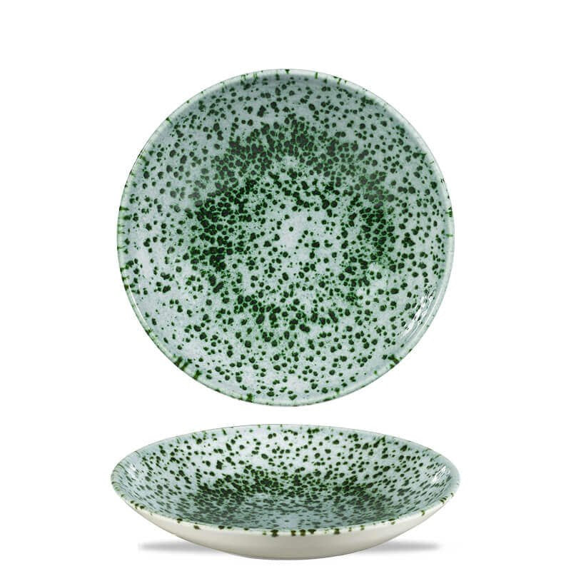 18,2 cm Churchill Studio Prints Mineral Green plato hondo porcelana vitrificada