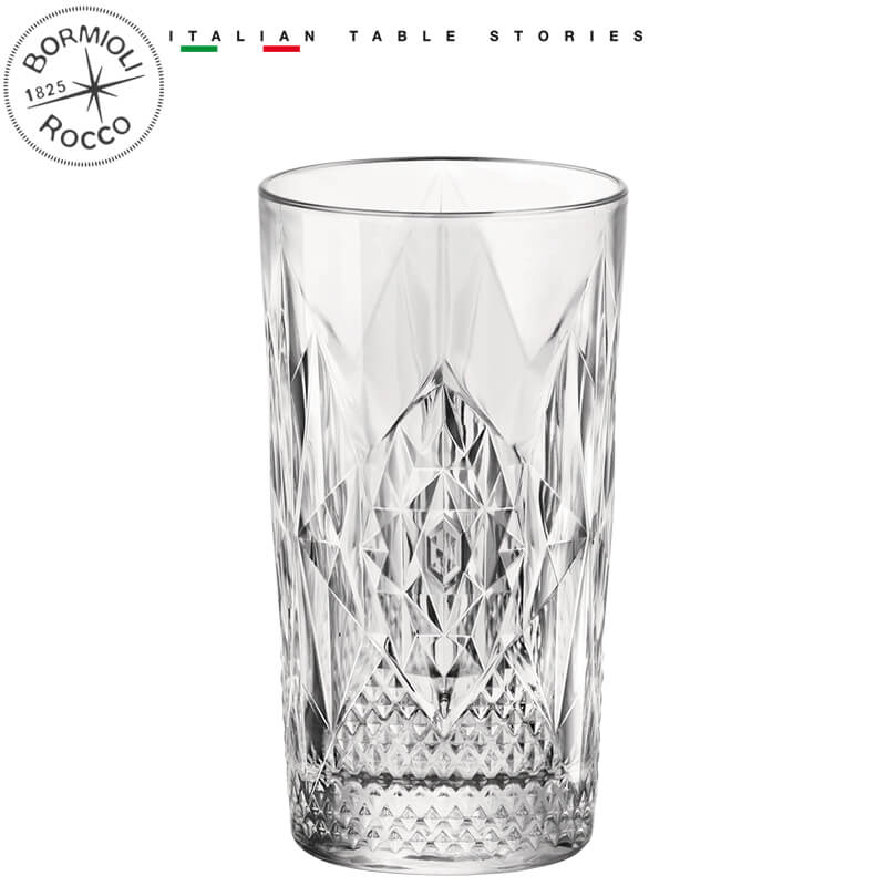 49 Cl Bormioli Rocco Bartender Stone Drinkglas van glas Set van 6 stuks