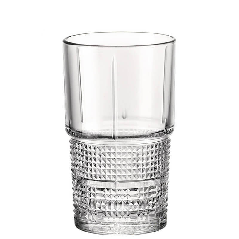 40 5 Cl Bormioli Rocco Bartender Novecento Tarro para refrescos de vidrio Set de 6 piezas