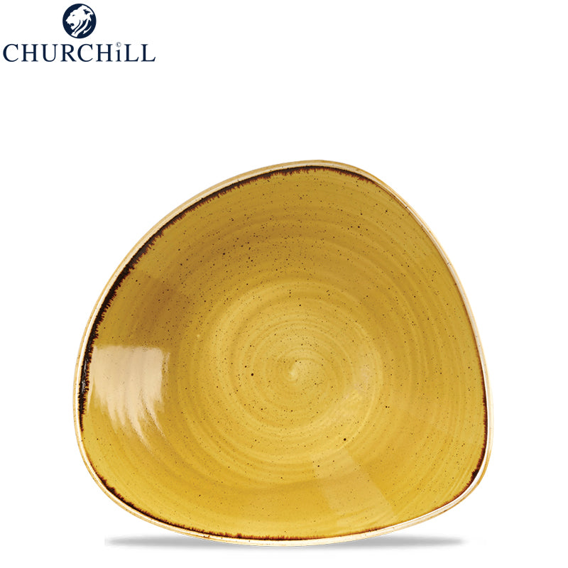 Churchill Stonecast driehoekig servies in geglazuurd porselein - set 12 stuks