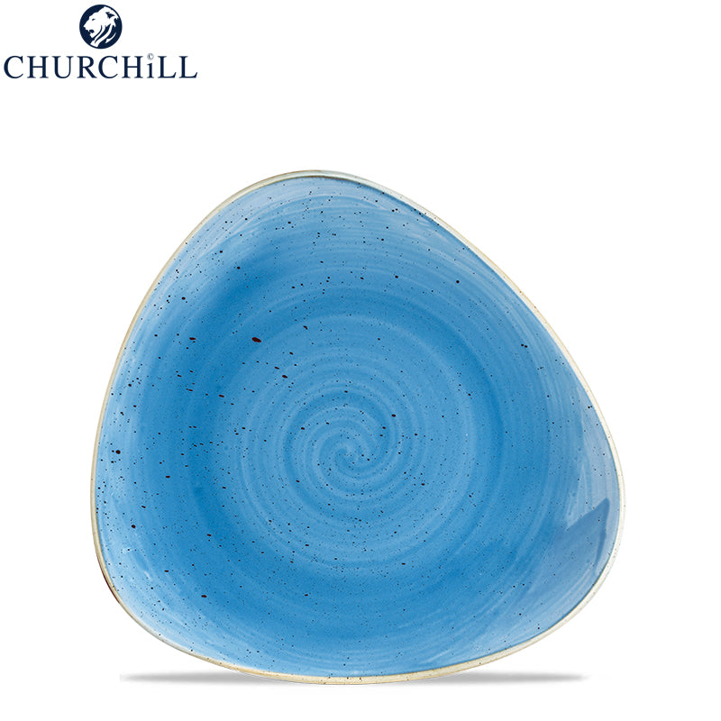 Churchill Stonecast driehoekig servies in geglazuurd porselein - set 12 stuks