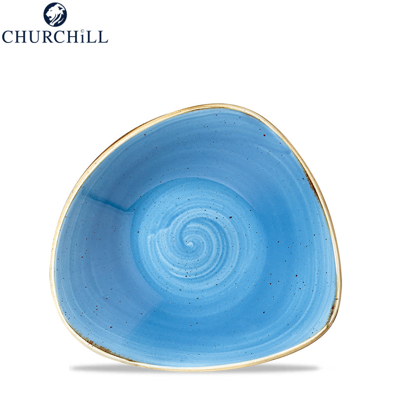 Churchill Stonecast driehoekig servies in geglazuurd porselein - set 12 stuks
