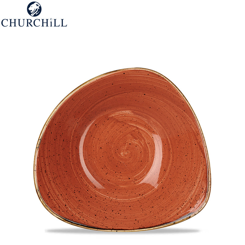 Churchill Stonecast driehoekig servies in geglazuurd porselein - set 12 stuks