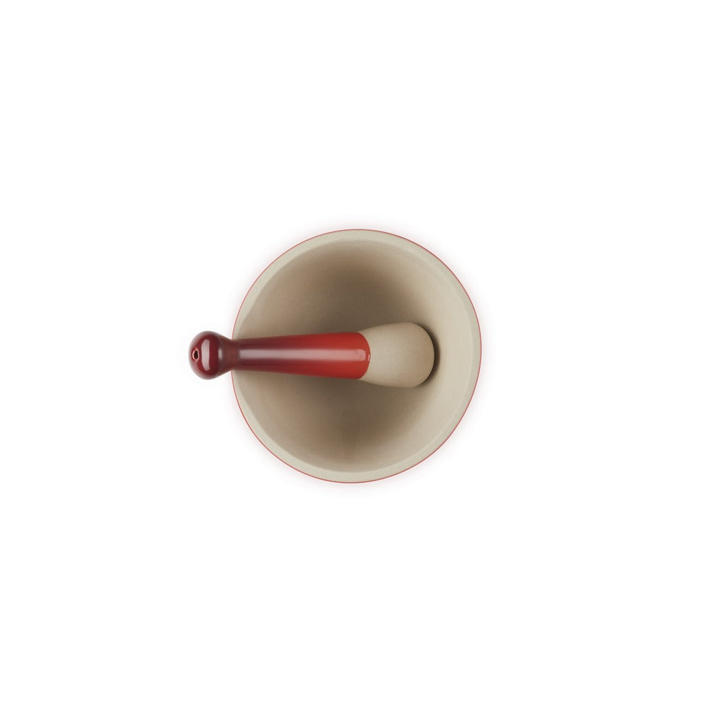 30 cl - Le Creuset Mortaio Con Pestello In Gres Vetrificato