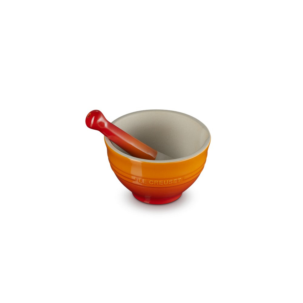 30 cl - Le Creuset Mortaio Con Pestello In Gres Vetrificato