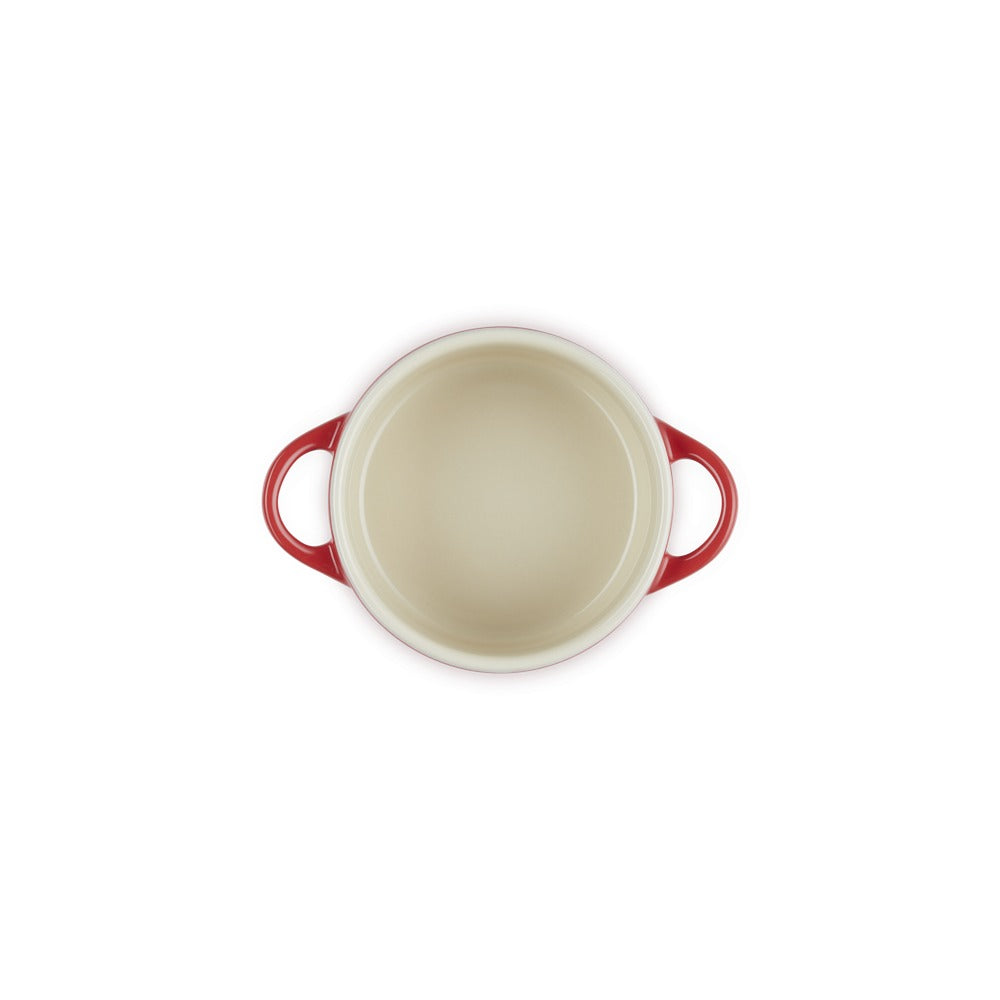 10 cm - Le Creuset Mini Cocotte con pomo corazón en gres vitrificado