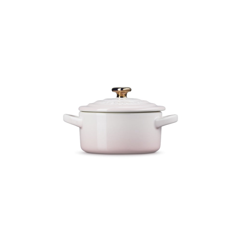 10 cm - Le Creuset Mini Cocotte con pomo corazón en gres vitrificado