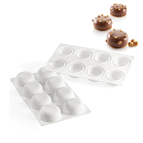 8 Silikomart Formen Mini Stone Steinform aus Silikon