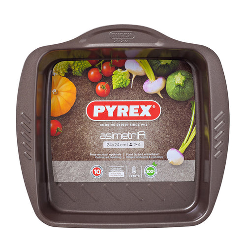 24X24 Cm Pyrex Asimetria Rundes Antihaft-Backblech