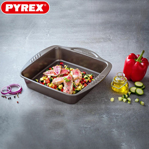 24X24 Cm Pyrex Asimetria Rundes Antihaft-Backblech