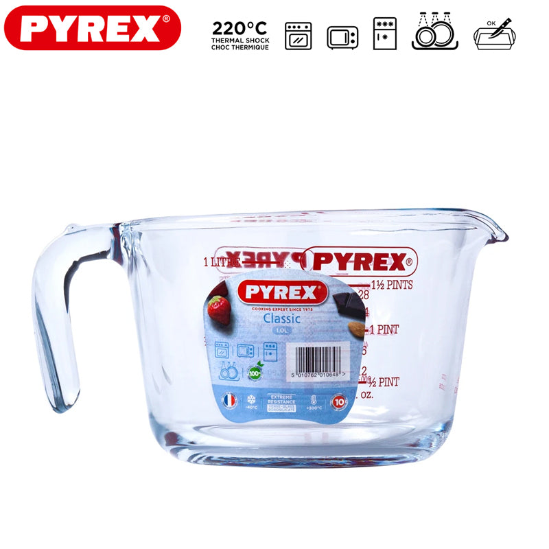 1 Litro Pyrex Classic Caraffa In Vetro Borosilicato