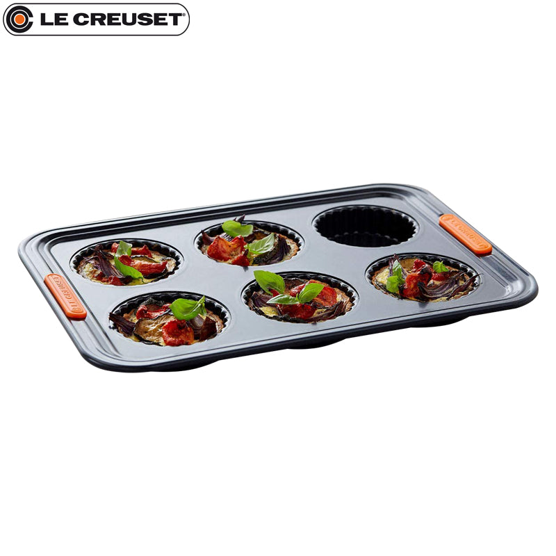 39X27 Cm Le Creuset Forme Speciali Rechthoekige taartjes vorm 6 holtes anti-aanbak
