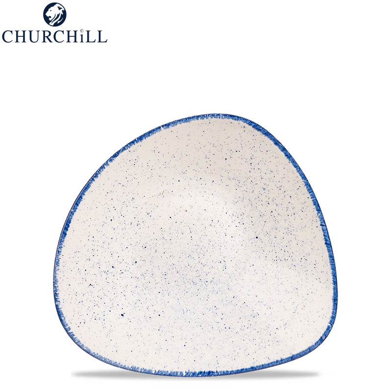 Churchill Stonecast driehoekig servies in geglazuurd porselein - set 12 stuks