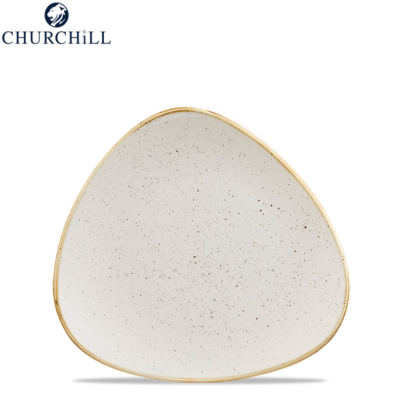 Churchill Stonecast driehoekig servies in geglazuurd porselein - set 12 stuks