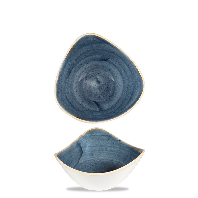18 5X18 5 Cm Churchill Stonecast assiette creuse triangulaire en porcelaine vitrifiée