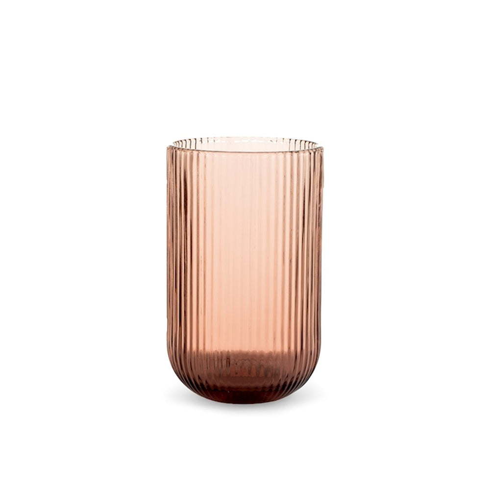 45 cl - H&H Peony Frisdrankglas in Glas - Set van 6 Stuks