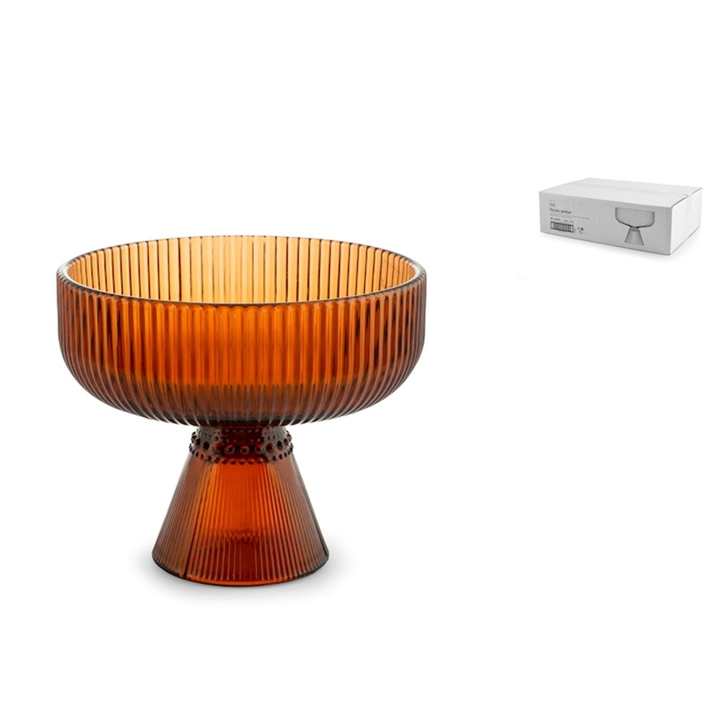 33 cl - H&H Peony Copa con pie de vidrio - Set de 6 pz