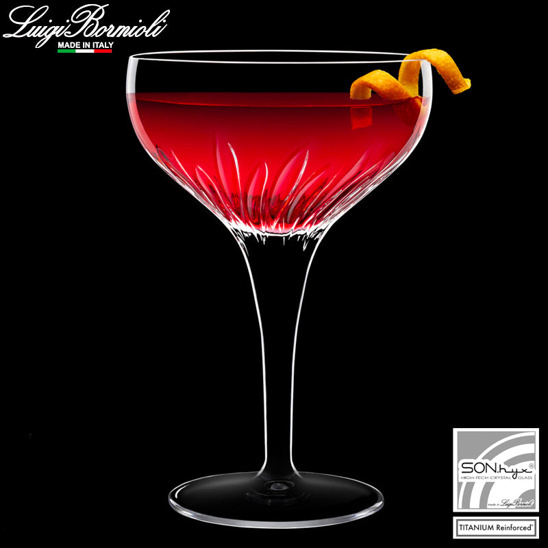 22 5 Cl Bormioli Luigi Mixology Cocktailglas van glas Set van 6 stuks