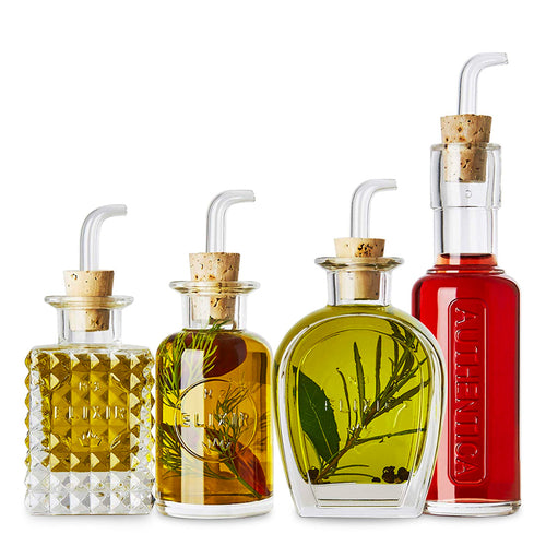 Bormioli Luigi Mixology Gewürzset aus Glas Set mit 4 Stk