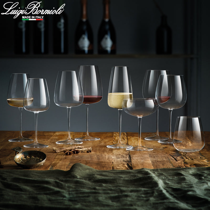 40 Cl Bormioli Luigi I Meravigliosi Flûte à champagne en verre Set de 6 pièces