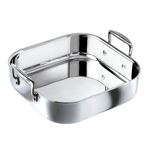 26X26 Cm Le Creuset Quadratisches Backblech aus Edelstahl