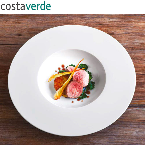 25 Cm Costa Verde Saturno Suppenteller Aus Porzellan Set mit 4 Stück