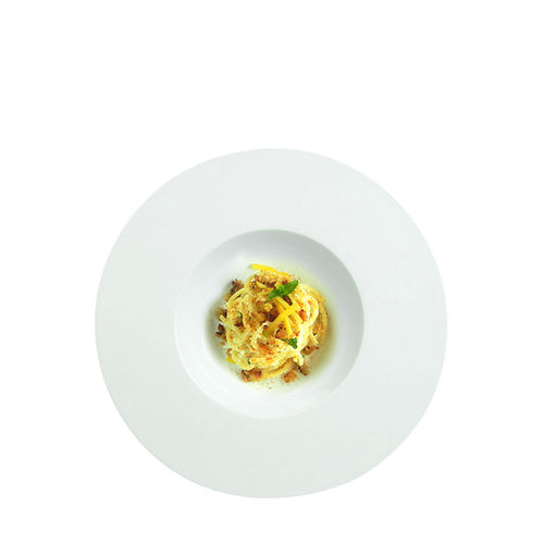 25 Cm Costa Verde Saturno Assiette creuse en porcelaine Set de 12 pz