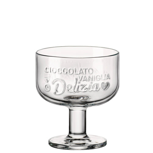 28 Cl Bormioli Rocco Graphica Dessertschale aus Sicherheitsglas - Set mit 6 Stück