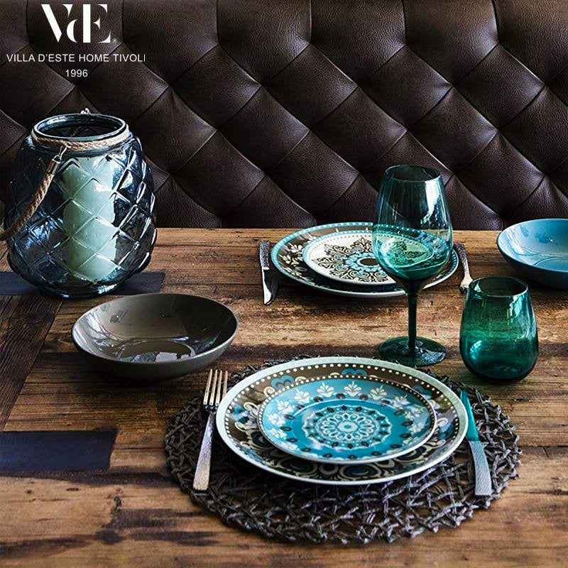 Villa D Este Cala Jondal Service De Vaisselle En Grès Set 18 Pcs