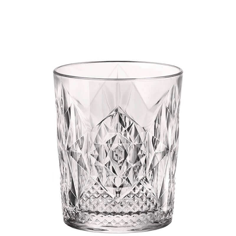40 Cl Bormioli Rocco Stone Bicchiere Whisky In Vetro Set 6 Pezzi