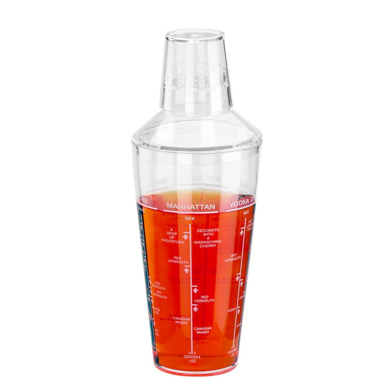 42 Cl Paderno Bar Happy Hour Shaker long drink en acier inox