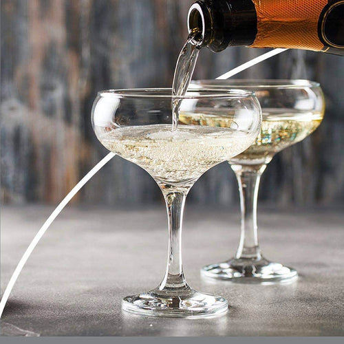 27 Cl Pasabahce Bistro Champagner-Coupe Aus Glas Set mit 6 Stück