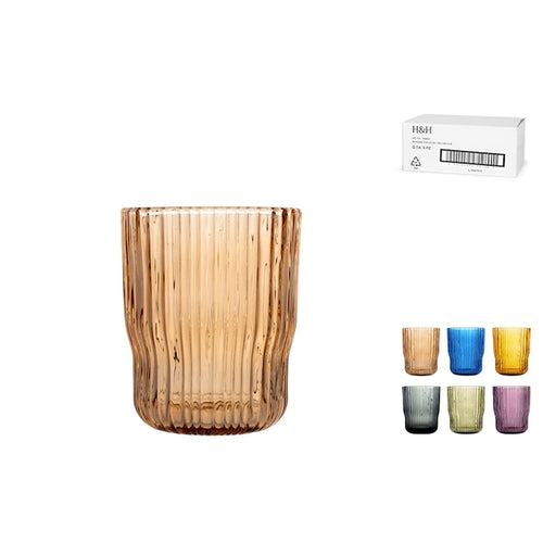 28 cl - H&H Lyric Wasserglas Aus Borosilikatglas - Set 6 Pz