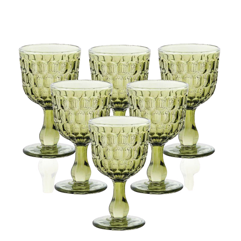 29 Cl Camelot Waterglas van glas Set van 6 stuks
