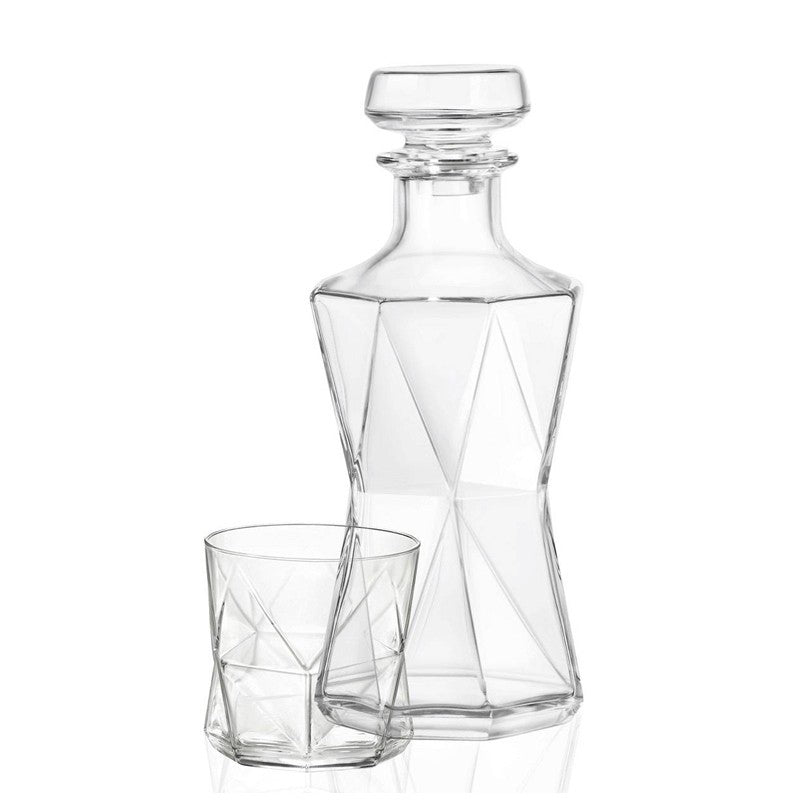 Bormioli Rocco Cassiopea Set Whisky en Verre - Lot de 7 Pièces